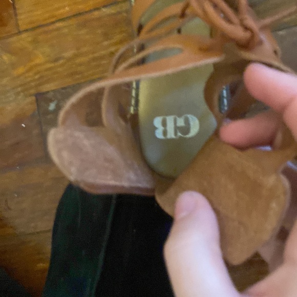 GIANNI BINI brown platform sandals - Picture 4 of 4